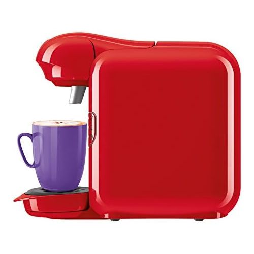  Bosch Hausgerate Bosch TAS1403 Tassimo Vivy 2 Kapselmaschine (1300 Watt, ueber 40 Getranke, vollautomatisch, einfache Zubereitung, platzsparend, Behalter 0,7 L) rot