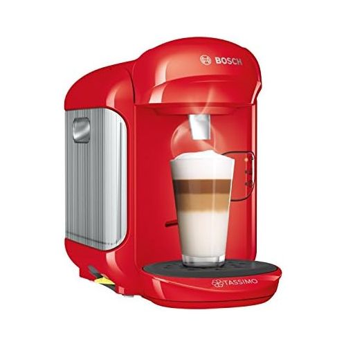  Bosch Hausgerate Bosch TAS1403 Tassimo Vivy 2 Kapselmaschine (1300 Watt, ueber 40 Getranke, vollautomatisch, einfache Zubereitung, platzsparend, Behalter 0,7 L) rot