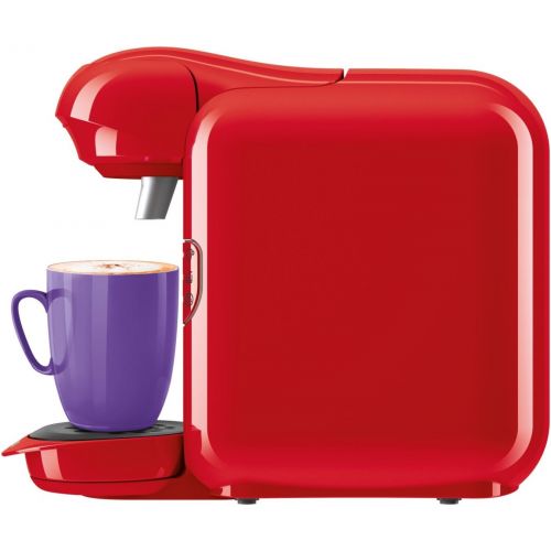  Bosch Hausgerate Bosch TAS1403 Tassimo Vivy 2 Kapselmaschine (1300 Watt, ueber 40 Getranke, vollautomatisch, einfache Zubereitung, platzsparend, Behalter 0,7 L) rot