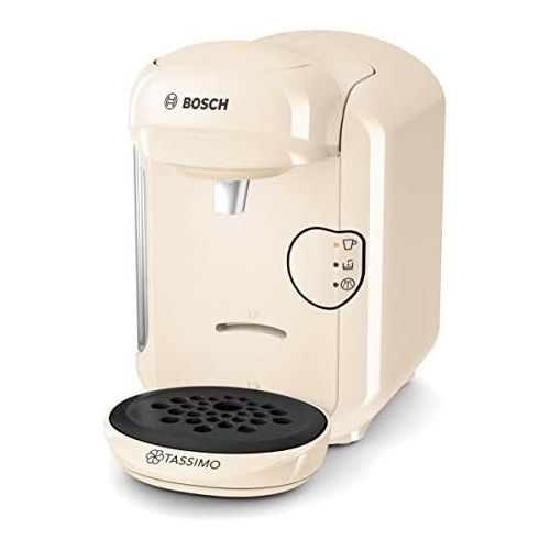  Bosch Hausgerate Bosch TAS1407 Tassimo Vivy 2 Kapselmaschine (1300 Watt, ueber 40 Getranke, vollautomatisch, einfache Zubereitung, platzsparend, Behalter 0,7 L) cremefarben