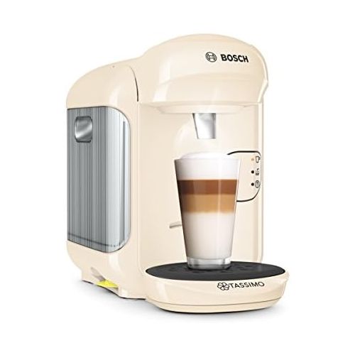  Bosch Hausgerate Bosch TAS1407 Tassimo Vivy 2 Kapselmaschine (1300 Watt, ueber 40 Getranke, vollautomatisch, einfache Zubereitung, platzsparend, Behalter 0,7 L) cremefarben