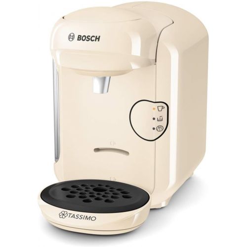  Bosch Hausgerate Bosch TAS1407 Tassimo Vivy 2 Kapselmaschine (1300 Watt, ueber 40 Getranke, vollautomatisch, einfache Zubereitung, platzsparend, Behalter 0,7 L) cremefarben