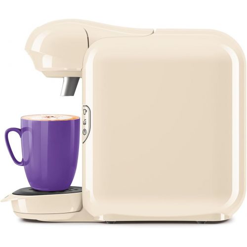  Bosch Hausgerate Bosch TAS1407 Tassimo Vivy 2 Kapselmaschine (1300 Watt, ueber 40 Getranke, vollautomatisch, einfache Zubereitung, platzsparend, Behalter 0,7 L) cremefarben