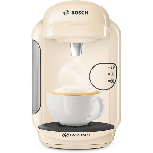  Bosch Hausgerate Bosch TAS1407 Tassimo Vivy 2 Kapselmaschine (1300 Watt, ueber 40 Getranke, vollautomatisch, einfache Zubereitung, platzsparend, Behalter 0,7 L) cremefarben