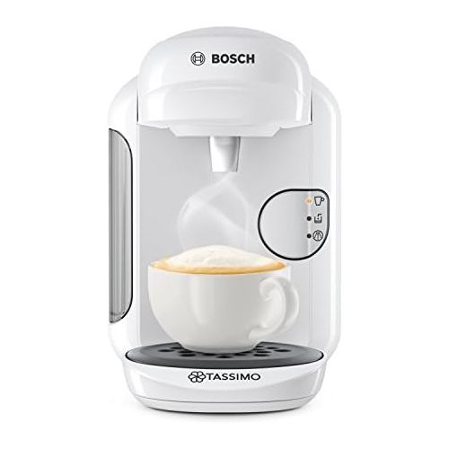  Bosch Hausgerate Bosch TAS1404 Tassimo Vivy 2 Kapselmaschine (1300 Watt, ueber 40 Getranke, vollautomatisch, einfache Zubereitung, platzsparend, Behalter 0,7 L) weiss