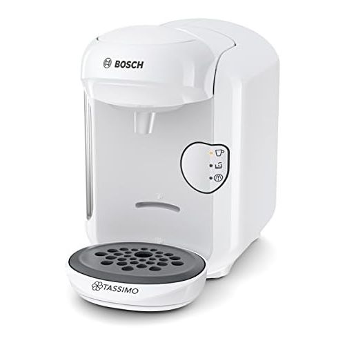  Bosch Hausgerate Bosch TAS1404 Tassimo Vivy 2 Kapselmaschine (1300 Watt, ueber 40 Getranke, vollautomatisch, einfache Zubereitung, platzsparend, Behalter 0,7 L) weiss