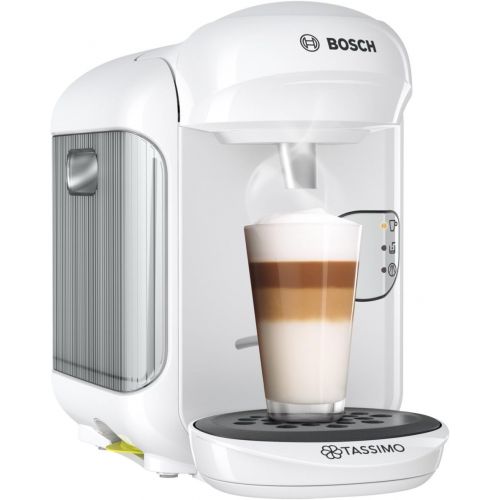  Bosch Hausgerate Bosch TAS1404 Tassimo Vivy 2 Kapselmaschine (1300 Watt, ueber 40 Getranke, vollautomatisch, einfache Zubereitung, platzsparend, Behalter 0,7 L) weiss