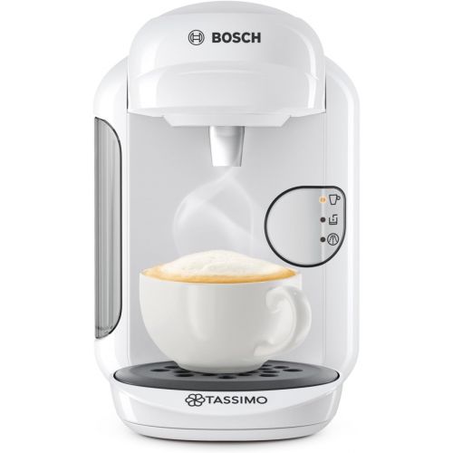  Bosch Hausgerate Bosch TAS1404 Tassimo Vivy 2 Kapselmaschine (1300 Watt, ueber 40 Getranke, vollautomatisch, einfache Zubereitung, platzsparend, Behalter 0,7 L) weiss