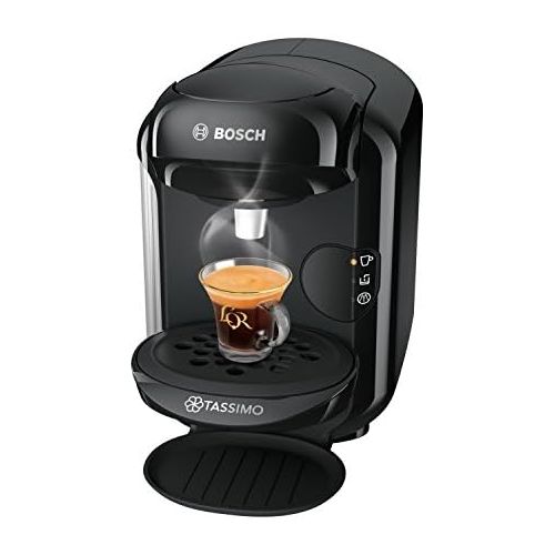  Bosch Hausgerate Bosch TAS1402 Tassimo Vivy 2 Kapselmaschine (1300 Watt, ueber 40 Getranke, vollautomatisch, einfache Zubereitung, platzsparend, Behalter 0,7 L) schwarz