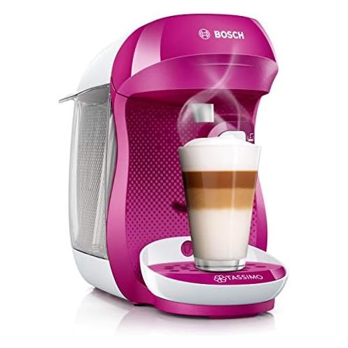  Bosch Hausgerate Bosch TAS1001 Tassimo Happy Kapselmaschine (ueber 70 Getranke, vollautomatisch, geeignet fuer alle Tassen, einfache Zubereitung, 1.400 Watt) lila