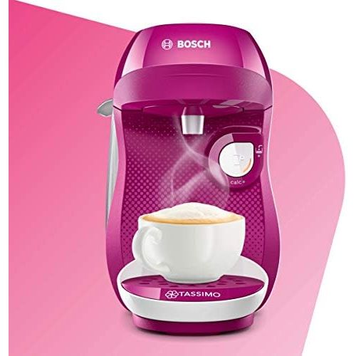  Bosch Hausgerate Bosch TAS1001 Tassimo Happy Kapselmaschine (ueber 70 Getranke, vollautomatisch, geeignet fuer alle Tassen, einfache Zubereitung, 1.400 Watt) lila