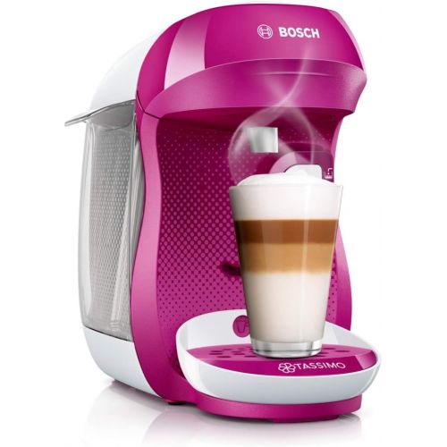  Bosch Hausgerate Bosch TAS1001 Tassimo Happy Kapselmaschine (ueber 70 Getranke, vollautomatisch, geeignet fuer alle Tassen, einfache Zubereitung, 1.400 Watt) lila