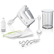 [아마존베스트]Bosch Hausgerate Bosch MFQ364V0 Ergomixx Hand Stirrer, Vacuum System, 450 W, Vacuum Pump, Bags and Boxes, Mixing Stick, White