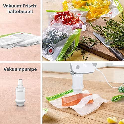  [아마존베스트]Bosch Hausgerate Bosch MFQ364V0 Ergomixx Hand Stirrer, Vacuum System, 450 W, Vacuum Pump, Bags and Boxes, Mixing Stick, White