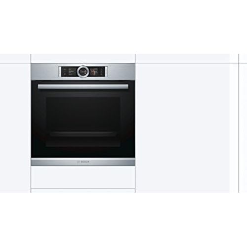  [아마존베스트]Bosch Hausgerate Bosch HSG636BB1 Series 8 electric oven, A class, 71 l, 4D hot air circulation, steam oven, assisting function