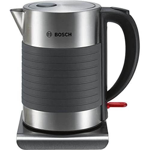  [아마존베스트]Bosch Hausgerate Bosch TWK7S05 cordless kettle (automatic switch-off, overheating protection, automatic steam stop, easy cleaning, 2,200 watts) black / gray