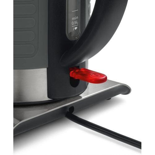  [아마존베스트]Bosch Hausgerate Bosch TWK7S05 cordless kettle (automatic switch-off, overheating protection, automatic steam stop, easy cleaning, 2,200 watts) black / gray