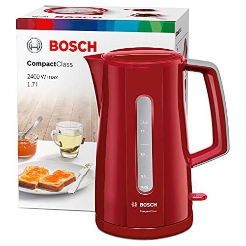  [아마존베스트]Bosch Hausgerate Bosch CompactClass TWK3A014 - kettle - red/gray