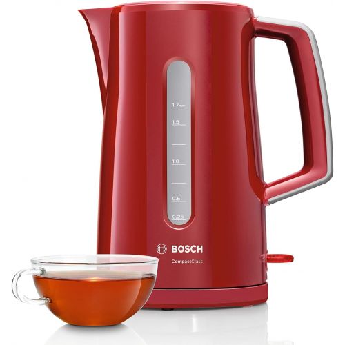  [아마존베스트]Bosch Hausgerate Bosch CompactClass TWK3A014 - kettle - red/gray
