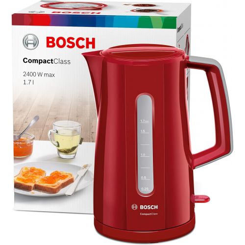  [아마존베스트]Bosch Hausgerate Bosch CompactClass TWK3A014 - kettle - red/gray