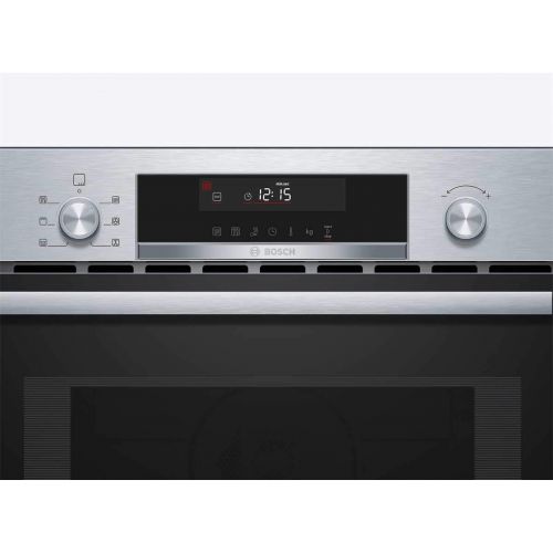  [아마존베스트]Bosch Hausgerate Bosch CMA585GS0 Series 6 Built-In Compact Oven with Microwave Function / 900 W / 44 L / Stainless Steel / Hinged Door / Countersunk Toggle / 15 Preset Automatic Programmes / Grill