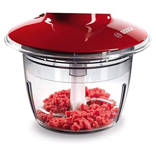  [아마존베스트]Bosch Hausgerate Bosch MMR08R2 Food Chopper, 400W, Red/Grey