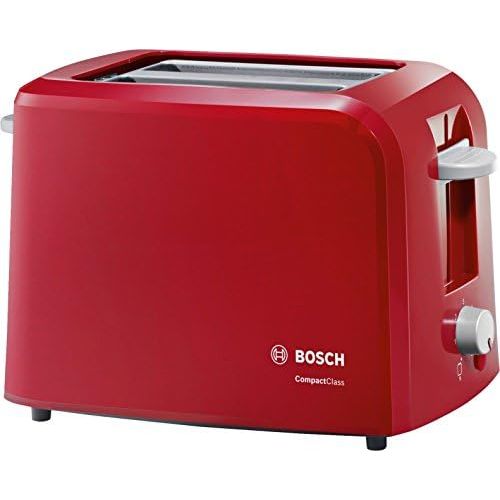  [아마존베스트]Bosch Hausgerate Bosch CompactClass TAT3A014 - toaster - red/light grey