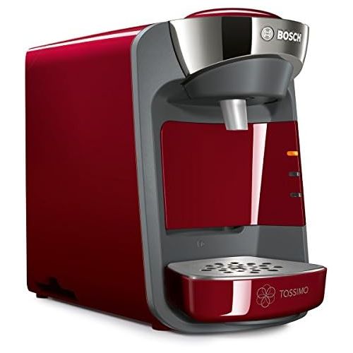  [아마존베스트]Bosch Hausgerate Bosch Tassimo Suny Capsule Machine, Tassimo Suny Multi-Drink Machine, Autumn Red