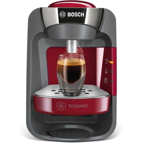  [아마존베스트]Bosch Hausgerate Bosch Tassimo Suny Capsule Machine, Tassimo Suny Multi-Drink Machine, Autumn Red