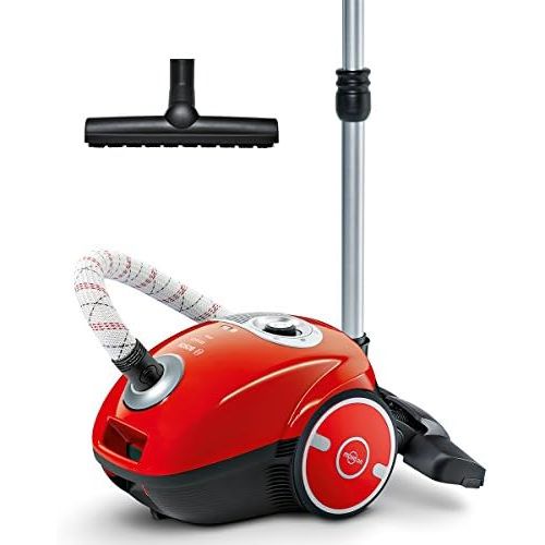  [아마존베스트]Bosch Hausgerate Bosch MoveOn BGL35MON13 floor vacuum cleaner, flaming red., Single