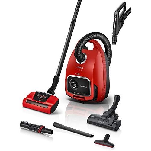  [아마존베스트]Bosch Hausgerate Bosch ProAnimal Series 6 BGL6TPET Floor Vacuum Cleaner with Bag, Pet Hair Removal, AirTurbo Plus Nozzle, 10 Year Motor Warranty, All Floor Types, Multifunctional Brush for Tight Ar