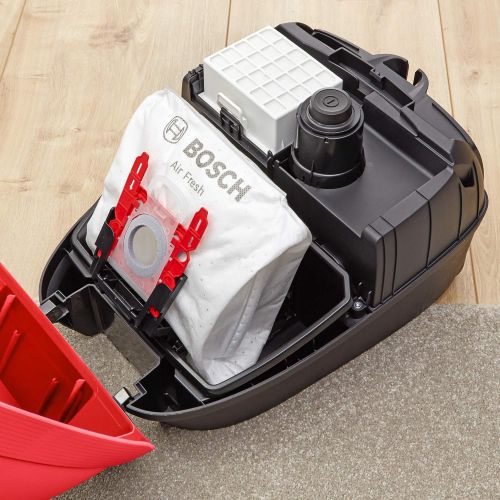  [아마존베스트]Bosch Hausgerate Bosch ProAnimal Series 6 BGL6TPET Floor Vacuum Cleaner with Bag, Pet Hair Removal, AirTurbo Plus Nozzle, 10 Year Motor Warranty, All Floor Types, Multifunctional Brush for Tight Ar