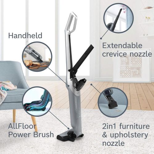  [아마존베스트]Bosch Hausgerate Bosch BCH3P210 Flexxo 2 in 1 Cordless and Handheld Vacuum Cleaner (Accessories on the Unit, 21.6V)