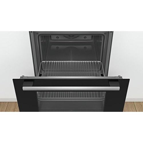  [아마존베스트]Bosch Hausgerate Bosch HND611LS65 Cooker Hob Combination (Built-In) / A / 59.4 cm / Stainless Steel / Hinged Door / LCD Display / Granite Email / Electric Hob (Stove Controlled) / 4 High Speed Cook