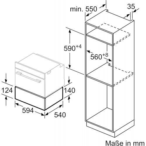  [아마존베스트]Bosch Hausgerate BIC510NB0Heat Drawer