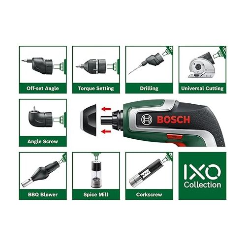  Bosch Home and Garden Compact cordless screwdriver, Ixo Set Premium