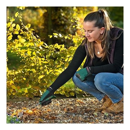  Bosch Hand rake (for Raking up Garden Waste and Debris, Heavy, Stainless Steel, softgrip Handle, Ergonomic Shape)