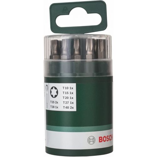 Bosch 2609255976 25mm Torx Screwdriver Bit Box including Universal Holder in Standard Quality (10 Pieces)