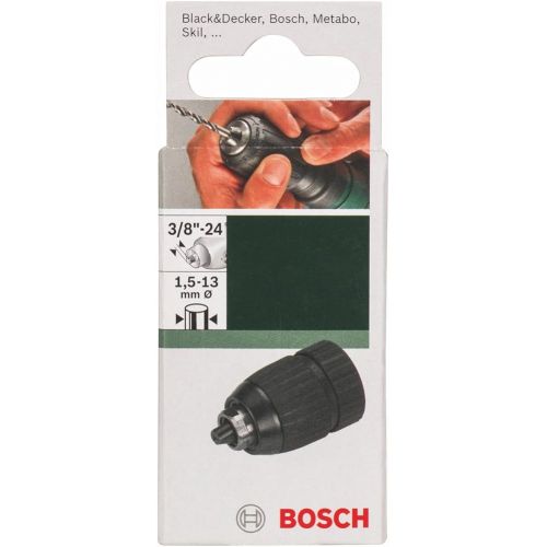  Bosch 2609255707 1.5-13mm 3/8-inch x 24-Thread Keyless Chuck