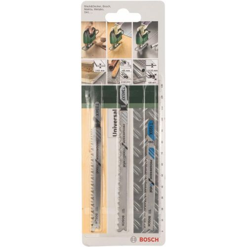  Bosch 2609256743 Jigsaw Blade Set (3 Pieces)