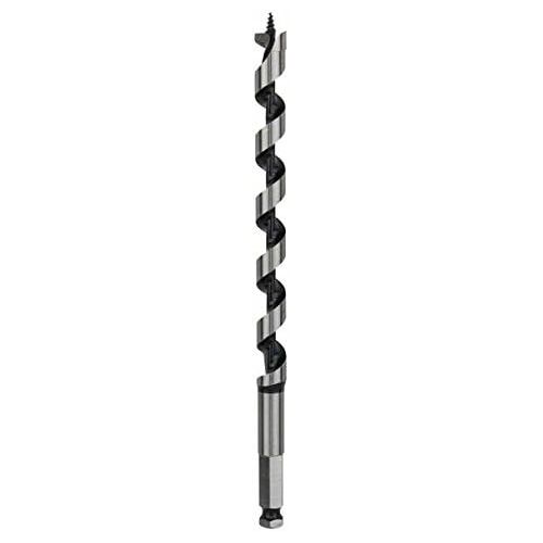  Bosch 2609255241 Wood Auger Drill Bit with Self-Cutting Threaded Point/Diameter 15mm