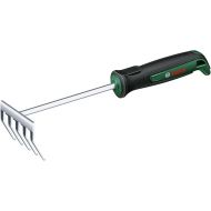 Bosch Garden Hand Tool Hand Rake (for Weeding and Removing Garden Waste, Robust, Stainless Steel, Soft Grip Handle, Ergonomic)