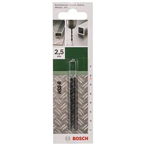  Bosch 2609255003 Metal Drill Bits HSS-R with Diameter 2.5mm
