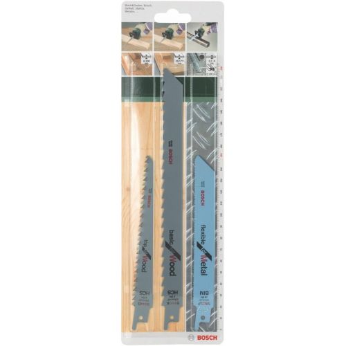  Bosch 2609256715 Sabre Saw Blade Set (3 Pieces)