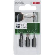 Bosch 2609255963 25mm Screwdriver Bit Set in Standard Quality (3 Pieces)