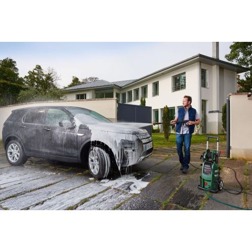  Bosch Home and Garden DIY Hochdruckreiniger Advanvedaquatak 160, Hochdruckpistole, 8M Schlauch, 3 Duesen, 3 Lanzen, transparenter Wasserfilter, Karton (2100 W, 150 Bar, 500 L/H), 1