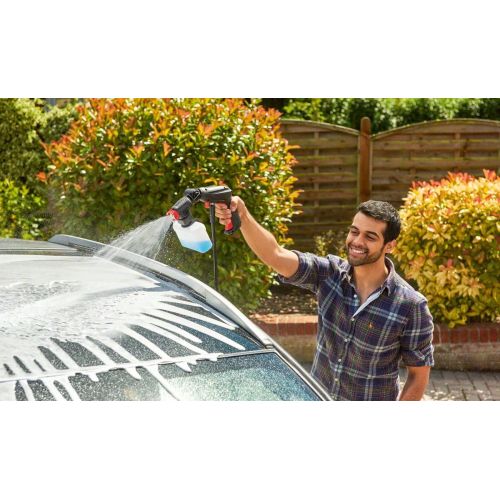  Bosch Home and Garden Bosch Hochdruckreiniger EasyAquatak 100 (360° Duese inkl. Reinigungsmitteltank, 5 m Kabel, 3 m Schlauch, Karton, 1200 Watt, Druck: 100 bar, max. Foerdermenge: 300 l/h)