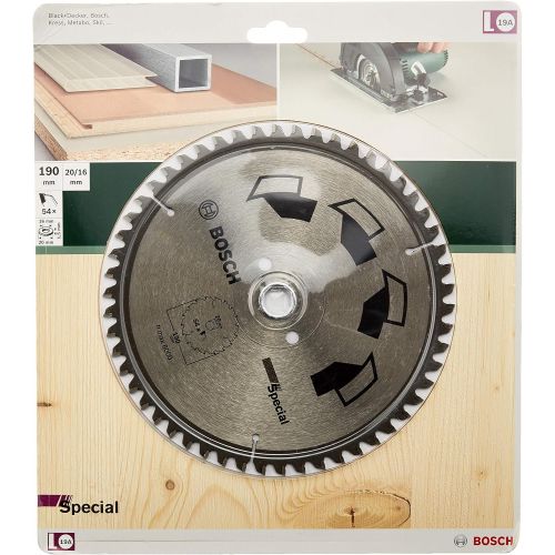  Bosch Home and Garden Bosch 2609256891 190 mm Circular Saw Blade Special