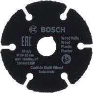 Bosch Home and Garden 1600A01S5X Carbide Wheel Cutting Disc (for Multi Material, Ø 50 mm, Accessories for Bosch Easy Cut&Grind)
