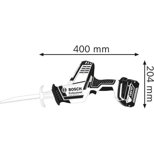  [아마존 핫딜] [아마존핫딜]Bosch Professional Akku-Sabelsage GSA 18 V-LI C (18 V, 3x Sabelsageblatt, in L-BOXX)